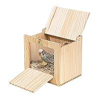 Algopix Similar Product 7 - Bird Breeding Cage Wooden Cockatiel