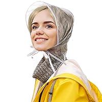 Algopix Similar Product 14 - SATINIOR 6 Pcs Womens Rain Bonnet with