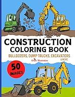 Algopix Similar Product 7 - Construction Vehicles Coloring Book