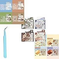 Algopix Similar Product 18 - BFDQK 4 Sets DIY 3D House StickersFun