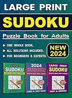 Algopix Similar Product 18 - 2024 Sudoku Book for Adults Sudoku