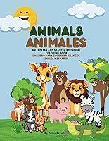 Algopix Similar Product 19 - Bilingual Coloring Book of Animals for