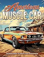 Algopix Similar Product 7 - American Muscle Car Coloring Book