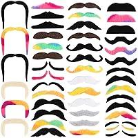 Algopix Similar Product 10 - 48pcs Fake Mustache Self Adhesive