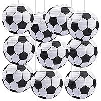 Algopix Similar Product 11 - 10 Pieces Soccer Ball Paper Lantern