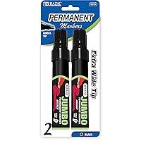 Algopix Similar Product 9 - BAZIC Permanent Marker Jumbo Chisel Tip