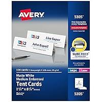 Algopix Similar Product 18 - Avery Printable Tent Cards with Sure