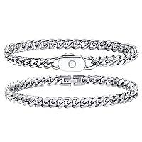 Algopix Similar Product 14 - Hisatan Initial Bracelets for Men 2