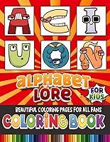 Algopix Similar Product 7 - Alphabets Lore Coloring Book