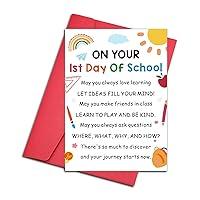 Algopix Similar Product 20 - JEWGLO Back to School Card for Kids