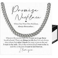 Algopix Similar Product 17 - SUTERY To My Man Necklaces Gift Promise