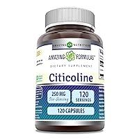 Algopix Similar Product 6 - Amazing Formulas Citicoline 250mg 120