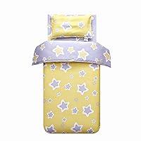 Algopix Similar Product 14 - MEJU Star Yellow 100 Cotton Duvet