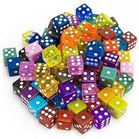 Algopix Similar Product 2 - 100Pack of Bulk Six Sided Dice 