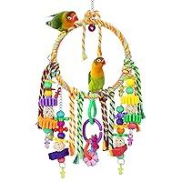 Algopix Similar Product 3 - Bird Toys Bird Swing Toy Bird Perches