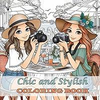 Algopix Similar Product 16 - Chic and Stylish Coloring Book Fun and