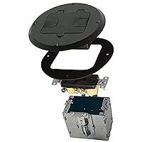 Algopix Similar Product 10 - RACO 6239BK Floor Kit with Recessed