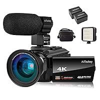 Algopix Similar Product 16 - AiTechny Video Camera 4K Camcorder