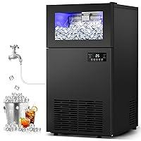 Algopix Similar Product 2 - TAZPI Commercial Ice Maker 160 LBS24H