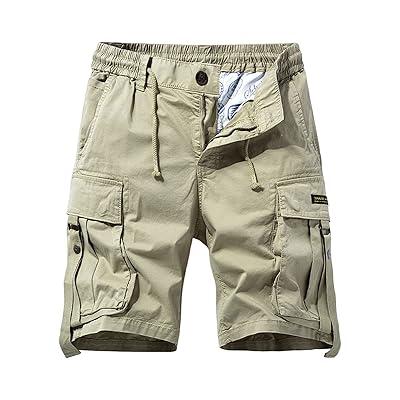 Pocket Shorts for Men Cotton Casual Sport Short Pants Men Stretch