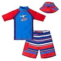 Algopix Similar Product 16 - UV SKINZ Boys 3Piece Swim Set 7