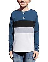 Algopix Similar Product 5 - Arshiner Kids Boys Henley Shirts Cotton