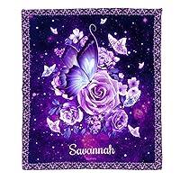 Algopix Similar Product 16 - Toyshea Butterfly Blanket Personalized