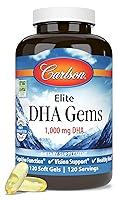 Algopix Similar Product 11 - Carlson  Elite DHA Gems 1000 mg DHA