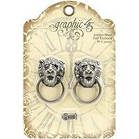 Algopix Similar Product 10 - Graphic 45 Antique Brass Door Knockers