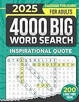 Algopix Similar Product 4 - 4000 BIG Word Search for Adults Large