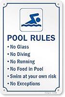 Algopix Similar Product 16 - SmartSignS7123AL 18 x 12 inch Pool
