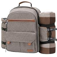 Algopix Similar Product 10 - Sunflora Picnic Backpack for 4 Person
