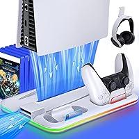 Algopix Similar Product 18 - Kawaye PS5 Stand Cooling Fan for