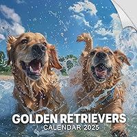 Algopix Similar Product 9 - Golden Retrievers Calendar 2025 365