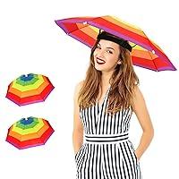 Algopix Similar Product 15 - 4 Pack Umbrella Hat Colorful Party