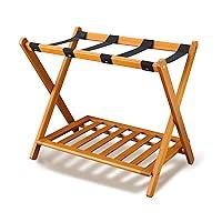 Algopix Similar Product 4 - Stony Edge Folding Luggage Rack  Honey