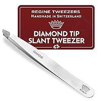 Algopix Similar Product 1 - Professional Tweezers Diamond Slant Tip