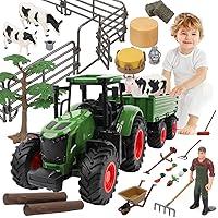 Algopix Similar Product 18 - Peagprav Farm Animal Tractor Toys