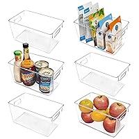 Algopix Similar Product 11 - Vtopmart Clear Plastic Storage Bins 6