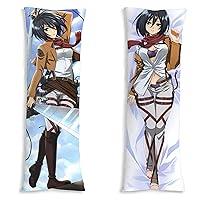 Algopix Similar Product 10 - TIGGA Anime Ackerman Body Pillowcase