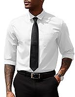 Algopix Similar Product 15 - COOFANDY Men Long Sleeve Dress Shirt