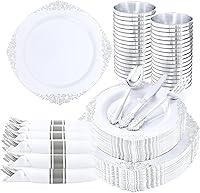 Algopix Similar Product 12 - Liacere 350PCS Silver Plastic