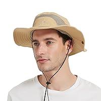 Algopix Similar Product 18 - Mens Sun Hat Cotton Safari Hat Wide