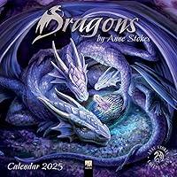 Algopix Similar Product 2 - Dragons by Anne Stokes Wall Calendar