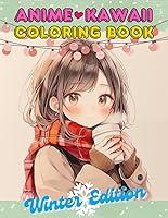 Algopix Similar Product 2 - Anime Kawaii Coloring Book Winter