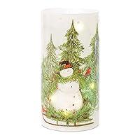 Algopix Similar Product 20 - Melrose Snowman Christmas Candle