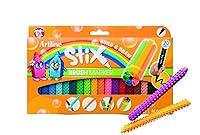 Algopix Similar Product 10 - Artline Stix Brush Markers Assorted