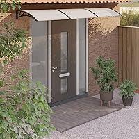 Algopix Similar Product 10 - Patio Awnings Door Canopy Black and