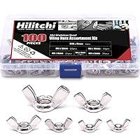 Algopix Similar Product 19 - Hilitchi 100Pcs M3 M4 M5 M6 M8 M10
