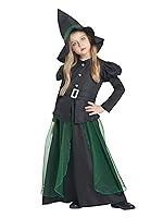 Algopix Similar Product 4 - IKALI Girls Gothic Witch Costume with